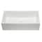 Alfi Brand 36" White Reversible Smooth / Fluted Sgl Bowl Fireclay Farm Sink AB3618HS-W - alternate 9